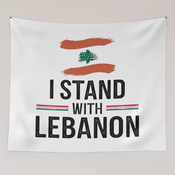 Item preview,  flag lebanon free ,I stand with Lebanon 2 designed and sold by VibeTwist.