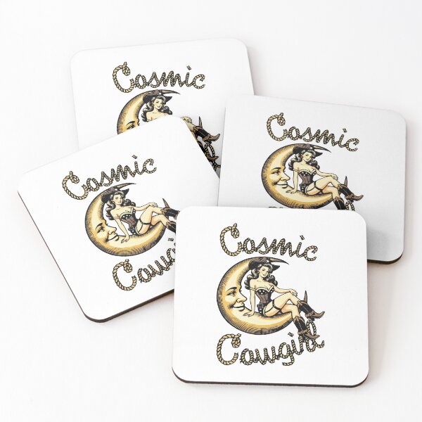 Item preview, Cosmic Cowgirl – Retro Pinup Design designed and sold by Horlleys.