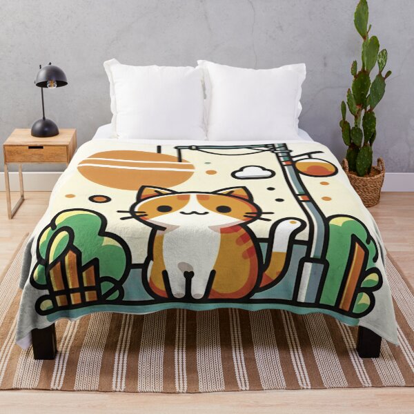 Item preview, cute street cat designed and sold by sadieillust.
