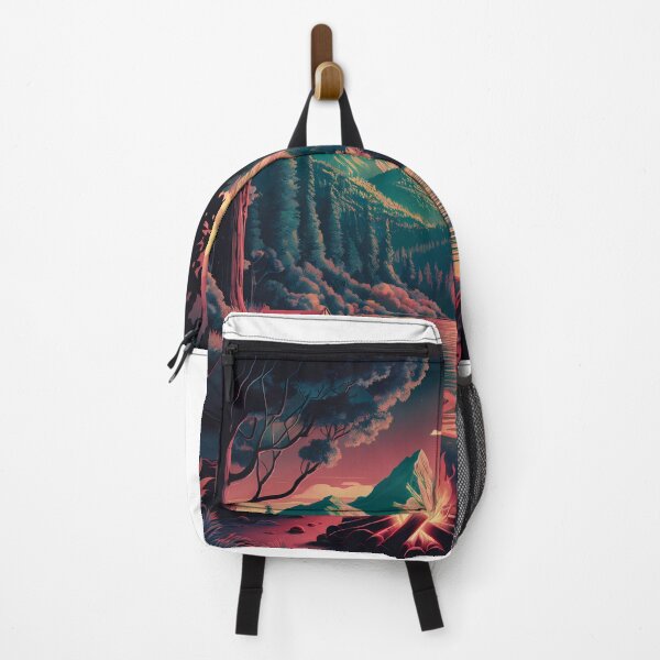 Item preview, Minimalist Camping in the Mountains Art – Simple and Peaceful Design designed and sold by BestChooseArt.