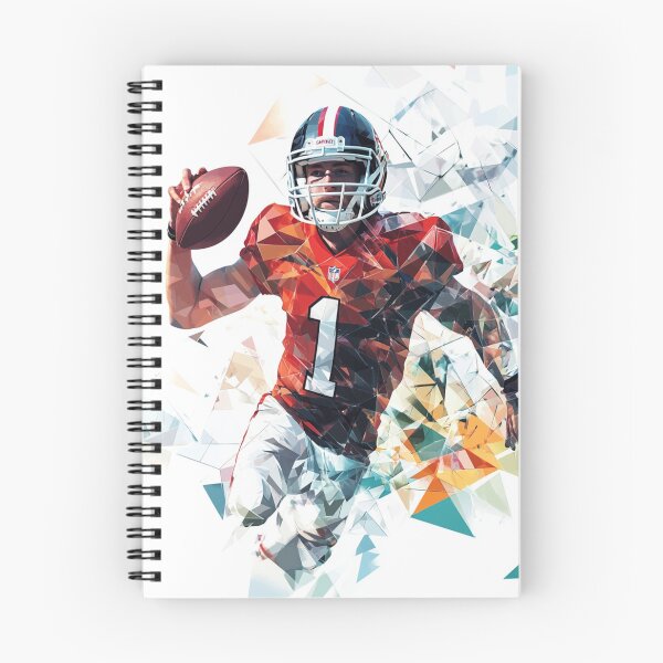 Item preview, Quaterback Throwing Pass Geometric Patterns Active Outdoors Inspired Art designed and sold by CDC40.