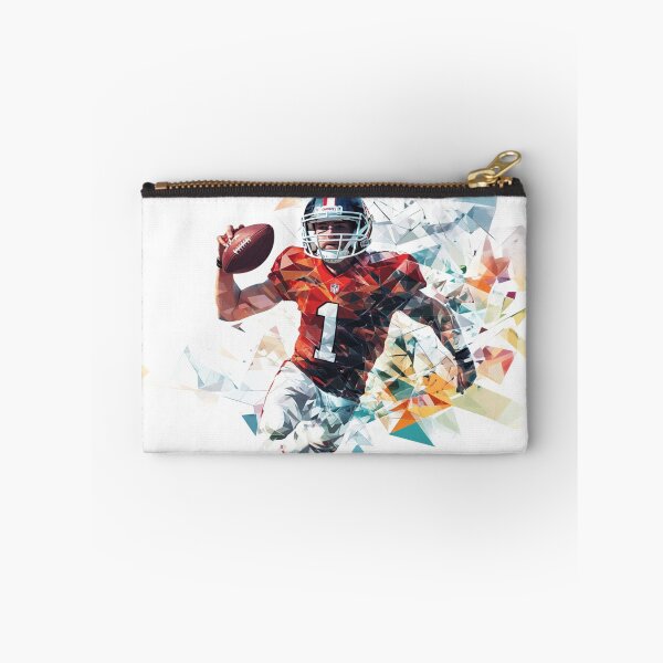 Item preview, Quaterback Throwing Pass Geometric Patterns Active Outdoors Inspired Art designed and sold by CDC40.