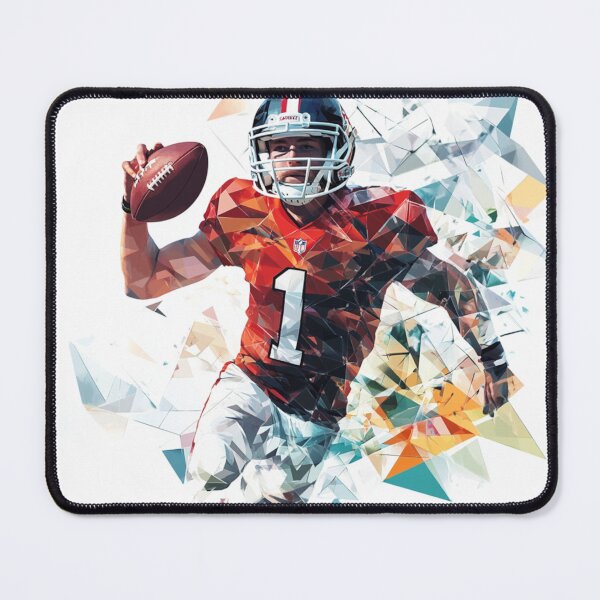 Item preview, Quaterback Throwing Pass Geometric Patterns Active Outdoors Inspired Art designed and sold by CDC40.