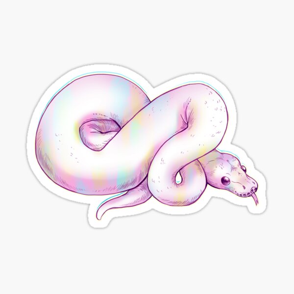 Opal Schlange Sticker