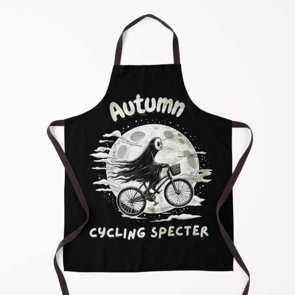 Item preview, Halloween spooky ghost cycling, distressed style, Cycling specter, bicycle art, bicycle, cycling, cycling art designed and sold by Collagedream.