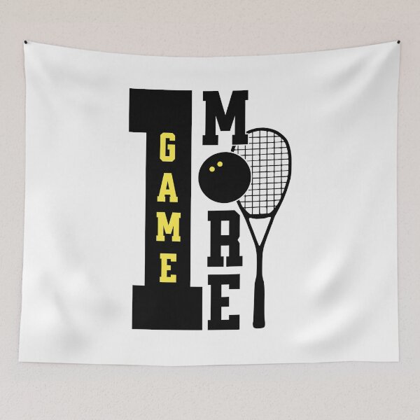Item preview, One more game squash sport designed and sold by SportySquash-Co.