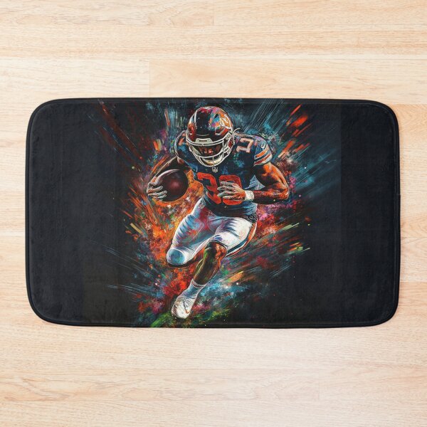 Item preview, American Footballer vibrant colours abstract Active Outdoors Inspired Art designed and sold by CDC40.
