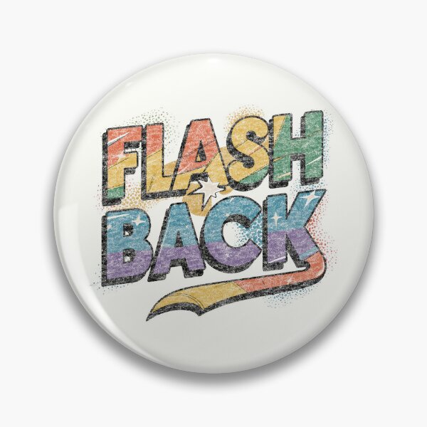 Item preview, Retro "FLASH BACK" 80s Style T-Shirt – Distressed Old School DJ Retro Design designed and sold by paulo silveira.