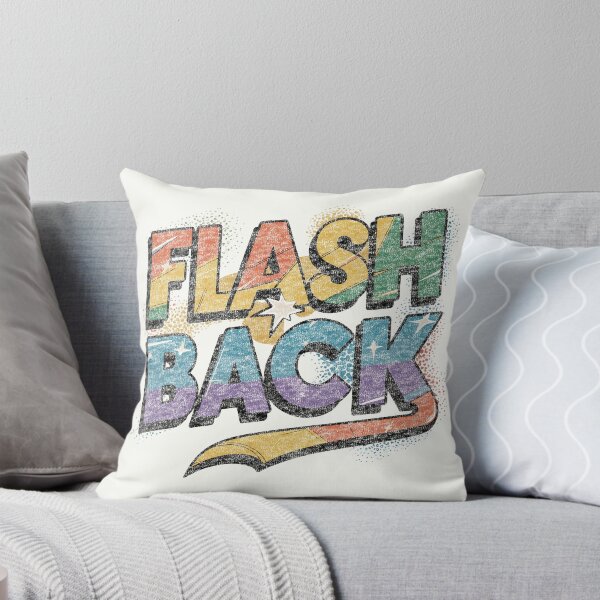 Item preview, Retro "FLASH BACK" 80s Style T-Shirt – Distressed Old School DJ Retro Design designed and sold by paulo silveira.