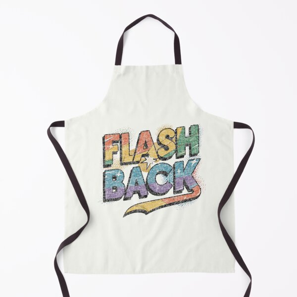 Item preview, Retro "FLASH BACK" 80s Style T-Shirt – Distressed Old School DJ Retro Design designed and sold by paulo silveira.