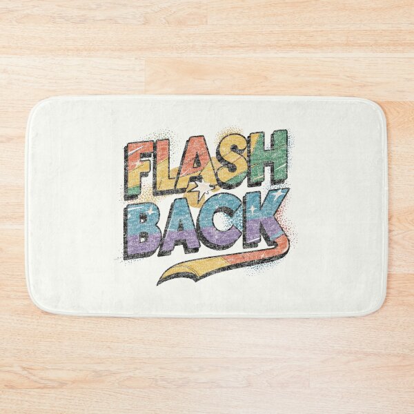 Item preview, Retro "FLASH BACK" 80s Style T-Shirt – Distressed Old School DJ Retro Design designed and sold by paulo silveira.