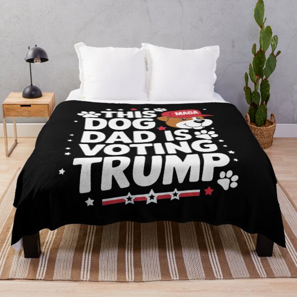 Item preview, This Dog Dad is Voting Trump: Funny Political Artwork designed and sold by Davideus.