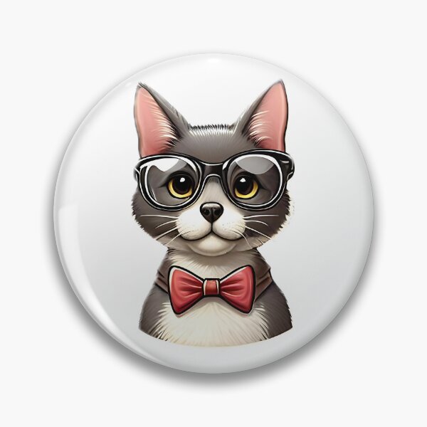 Artikelvorschau, Stilvolle Katze mit Brille entworfen und verkauft von JavisSRDesign.