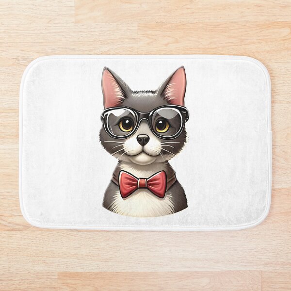 Item preview, Gato elegante con gafas designed and sold by JavisSRDesign.