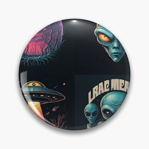 Item preview, Alien Planet, Alien Face, Yellow Eyes, Sharp Teeth designed and sold by Alta-store.