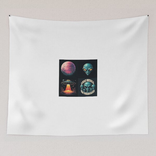 Item preview, Alien Planet, Alien Face, Yellow Eyes, Sharp Teeth designed and sold by Alta-store.