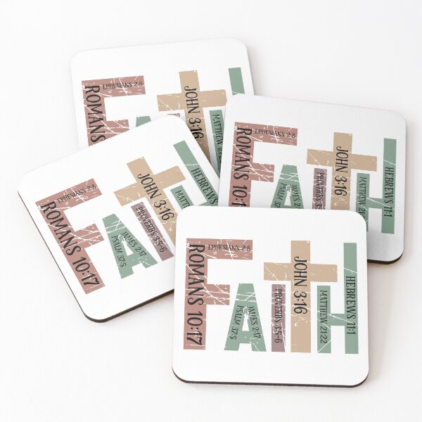 Item preview, A deeper faith; bible verses inside the word Faith designed and sold by Nicola  Walker.
