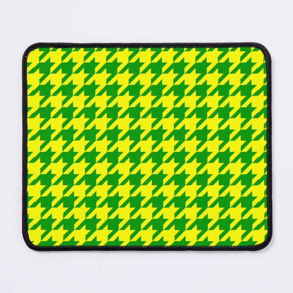 Item preview, Yellow Green Houndstooth Pattern Design designed and sold by PatternTitan.