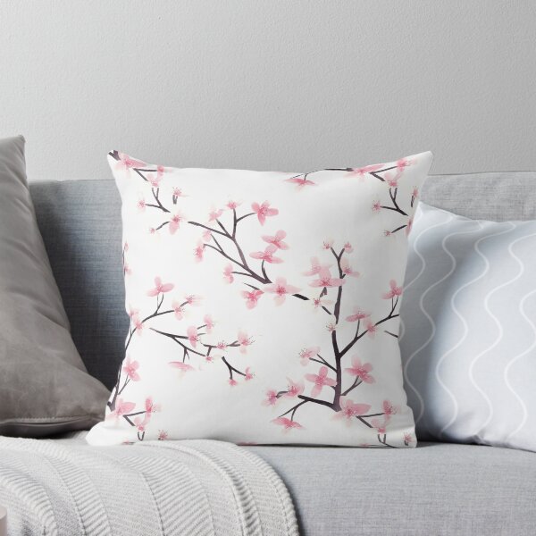 Item preview, Watercolor cherry blossoms in soft pink and white designed and sold by MrJapakiya.