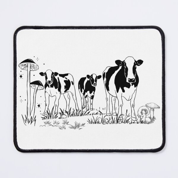 Item preview, Cow Lovers Farmer Cottagecore Mushroom Lover Cow Owner designed and sold by CCKimShop.