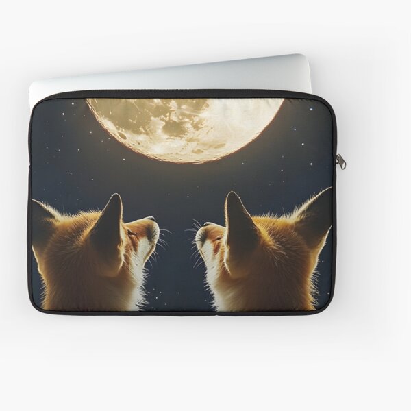 Item preview, Foxes under a full moon designed and sold by Lewis-mart.