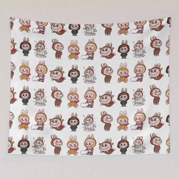 Item preview, Labubu sticker pack monsters designed and sold by retrippy.