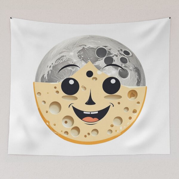 Item preview, Happy Cheese Moon designed and sold by 0penvimark.