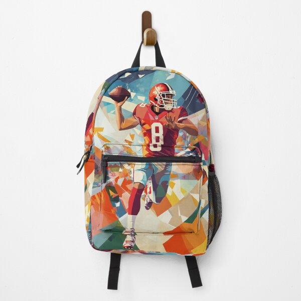 Item preview, Quaterback Throwing Pass Geometric Patterns Active Outdoors Inspired Art designed and sold by CDC40.