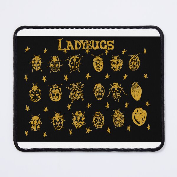 Item preview, Copie de yellow ladybugs and stars designed and sold by MachiMushroom.