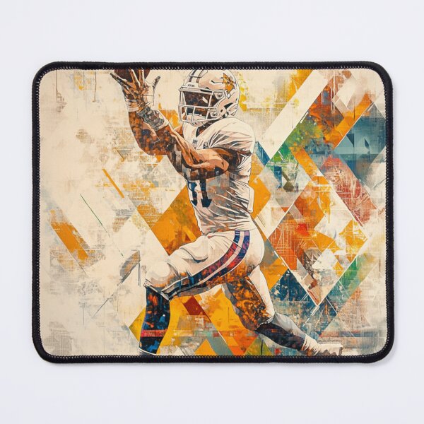 Item preview, Quaterback Throwing Pass Geometric Patterns Active Outdoors Inspired Art designed and sold by CDC40.