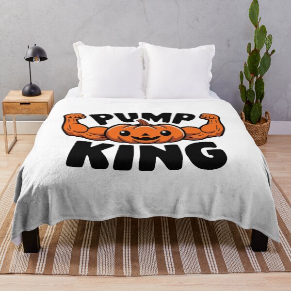 Item preview, Pump King! Funny Pumpkin Gym Pun designed and sold by PMCreative.