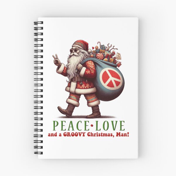 Item preview, Peace Love and a GROOVY Christmas, Man! designed and sold by MuttsDesigns.