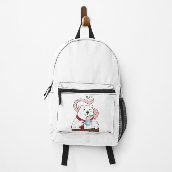 Item preview, Kawaii Polar Bear Holding a Cup of Tea designed and sold by ObsidianDaz.