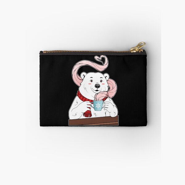 Item preview, Kawaii Polar Bear Tea (Black Background) designed and sold by ObsidianDaz.
