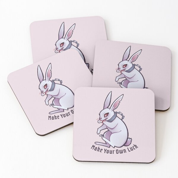 Item preview, Rabbit Biting Off His Lucky Foot designed and sold by blanketbydeath.