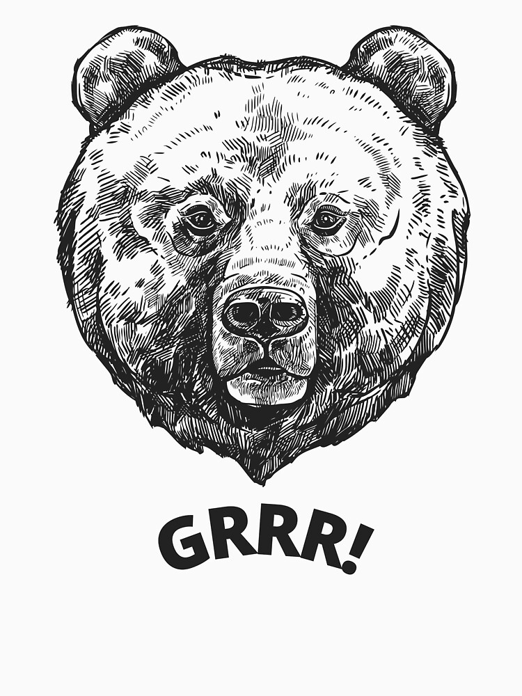 Thumbnail 7 of 7, Essential T-Shirt, Grrr! Bear Design | LGBTQ+ Pride, Fierce & Proud designed and sold by iconic-days.