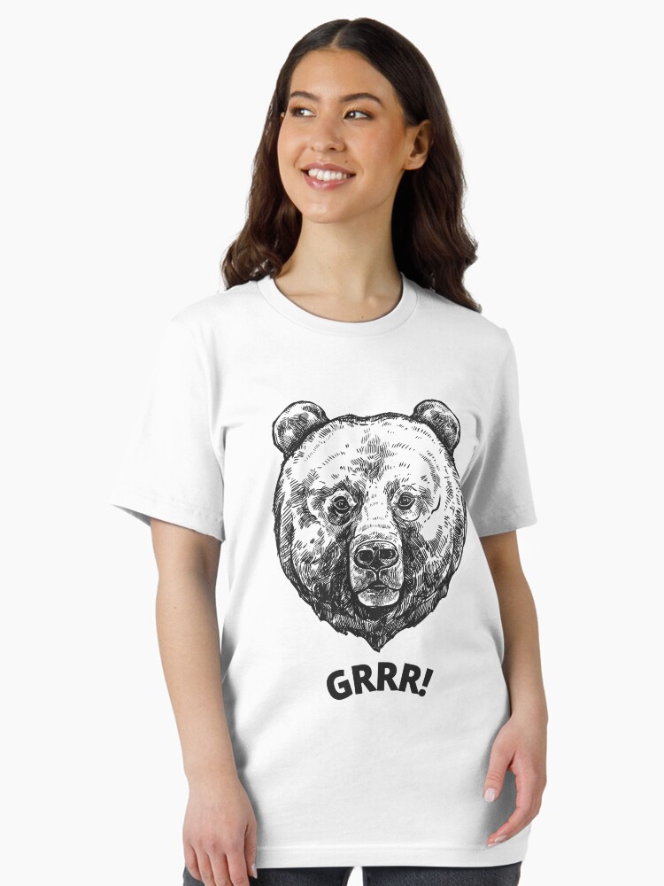 Thumbnail 1 of 7, Essential T-Shirt, Grrr! Bear Design | LGBTQ+ Pride, Fierce & Proud designed and sold by iconic-days.