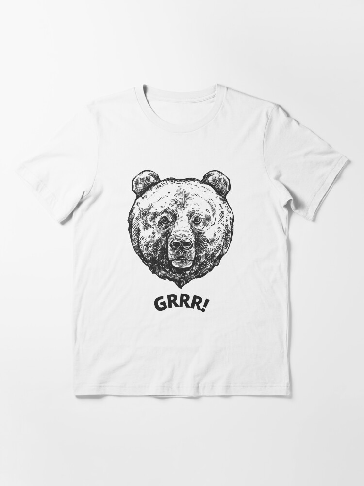 Thumbnail 3 of 7, Essential T-Shirt, Grrr! Bear Design | LGBTQ+ Pride, Fierce & Proud designed and sold by iconic-days.