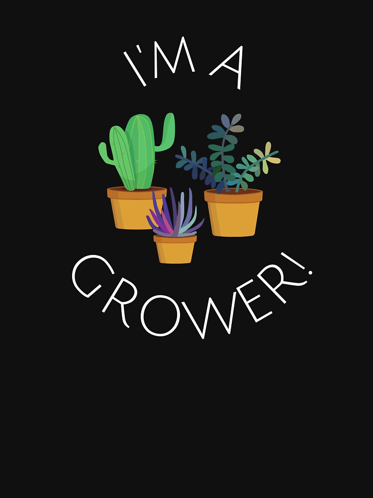Thumbnail 5 of 5, Zipped Hoodie, I'm A Grower Design | LGBTQ+ Pride, Cheeky Plant Daddy designed and sold by iconic-days.