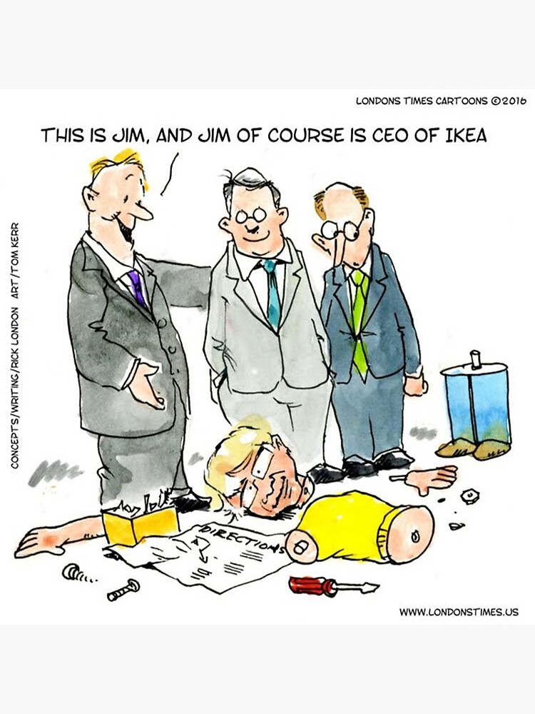 Thumbnail 3 of 3, Sticker, Please Meet The CEO Of Ikea designed and sold by ltcartoons.