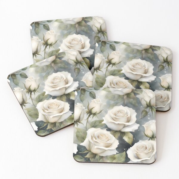 Item preview, White Roses Dreaming Up a Reality designed and sold by CalmnessbyChoice.