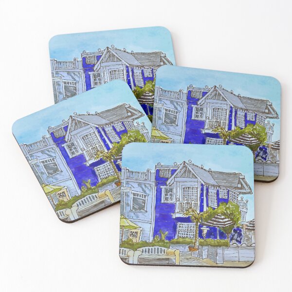 Item preview, Cute stores along the boardwalk in Avila Beach California designed and sold by welshdesigns.