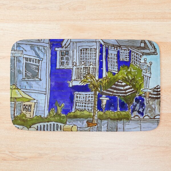 Item preview, Cute stores along the boardwalk in Avila Beach California designed and sold by welshdesigns.