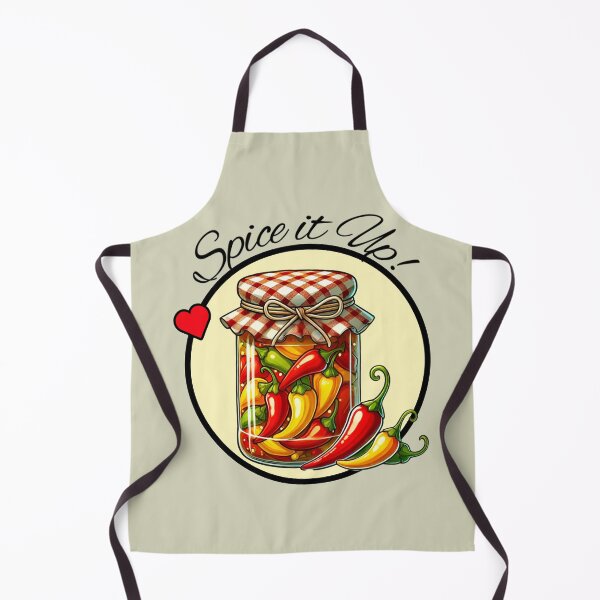 Item preview, Spicy Pepper Jar – Colorful Pickled Peppers Design designed and sold by SportyAndArtful.