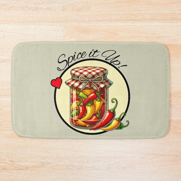 Item preview, Spicy Pepper Jar – Colorful Pickled Peppers Design designed and sold by SportyAndArtful.
