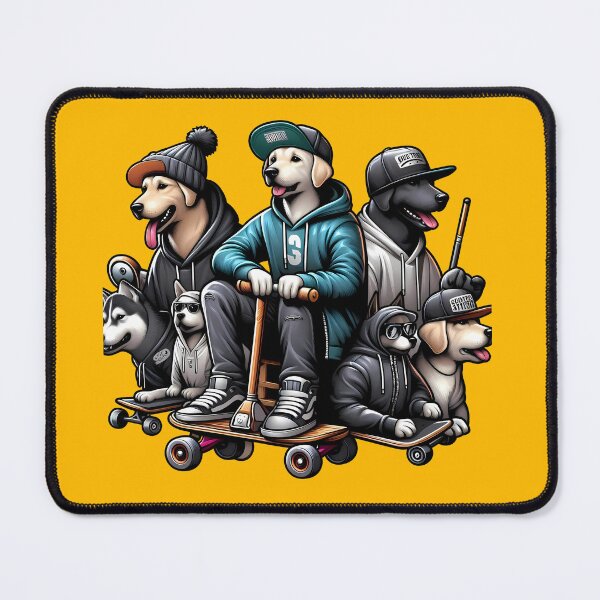 Item preview, Skater Dogs Cool Crew designed and sold by JavisSRDesign.