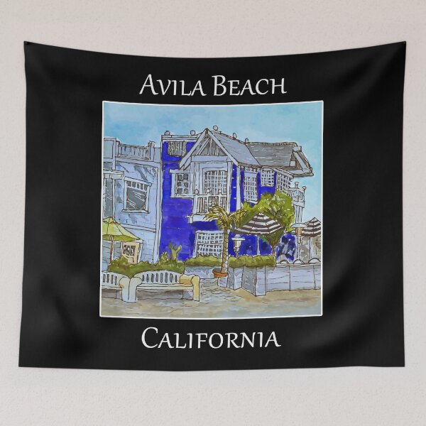 Item preview, Cute stores along the boardwalk in Avila Beach California designed and sold by welshdesigns.