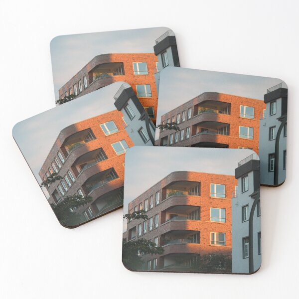 Item preview, Brick facade in the evening light designed and sold by rhosbahu.
