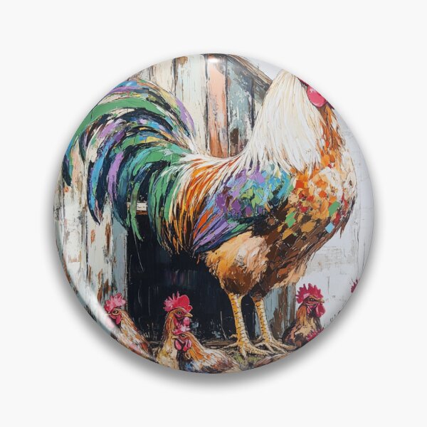 Item preview, Farm yard Rooster and hens designed and sold by smac679.