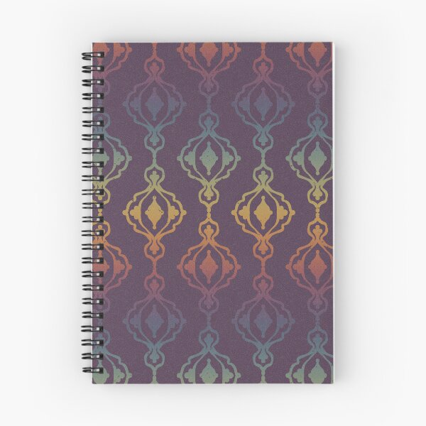 Item preview, Dacha Arabesque Pattern - Fig + Rainbow Sunset designed and sold by Irene Estelle.